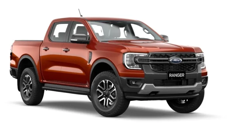 Ford Ranger Sport màu đỏ