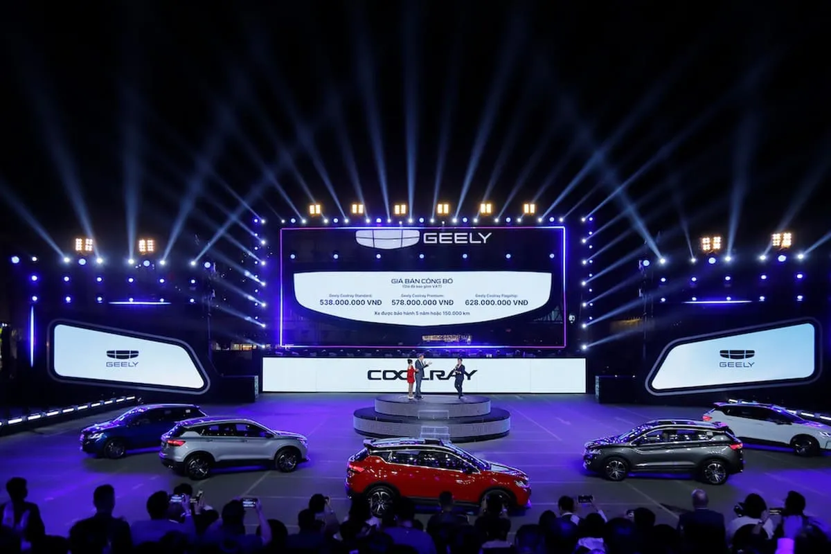 Geely cho ra mắt các mẫu xe chiến lược vào thị trường Việt Nam