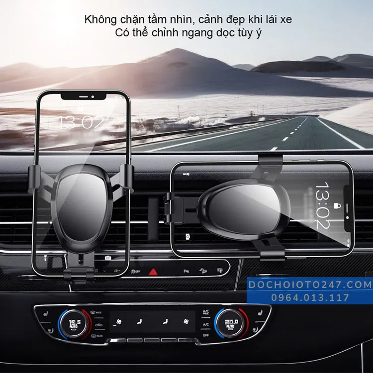 giá đỡ điện thoại ô tô cao cấp