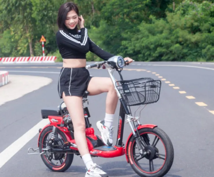 Xe đạp điện JVC Eco với thiết kế hiện đại