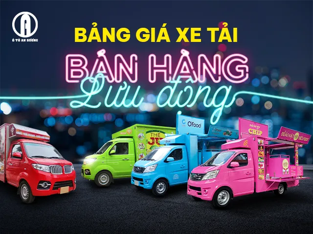 Xe tải bán hàng lưu động thiết kế đa năng