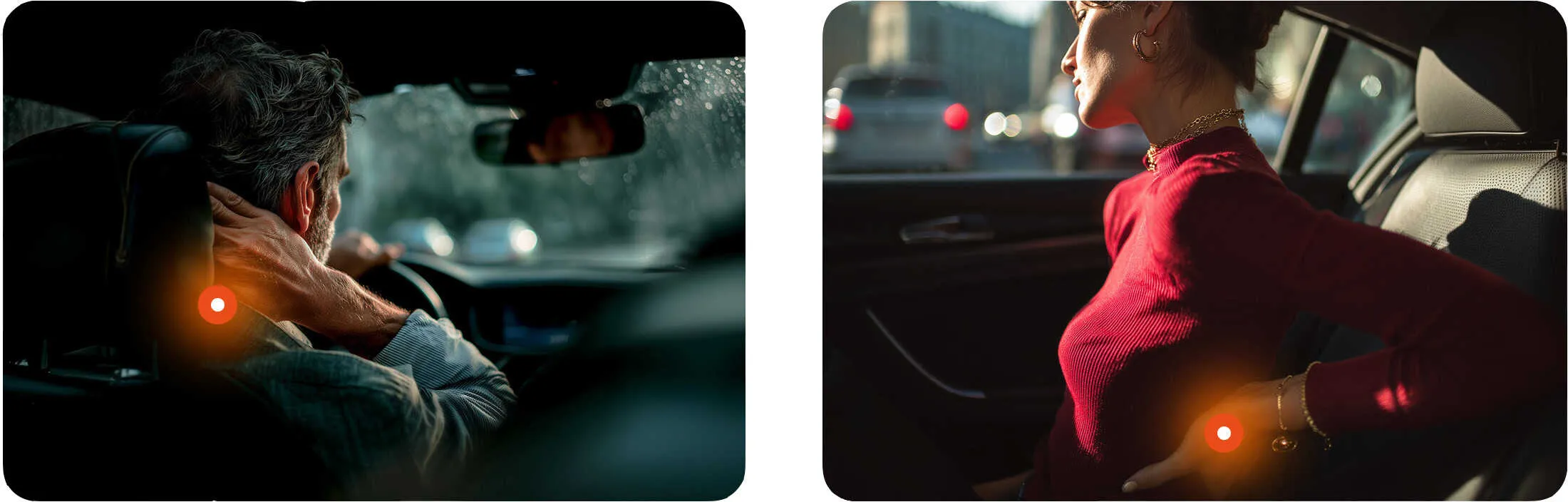 Bộ gối tựa đầu và tựa lưng 70mai giúp giảm tình trạng đau cổ và mỏi lưng khi lái xe