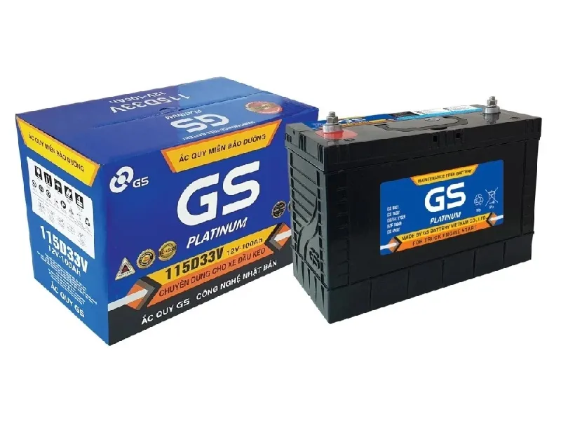 Sản phẩm GS 115D33V đạt tiêu chuẩn chất lượng khắt khe nhất của GS Yuasa Nhật Bản