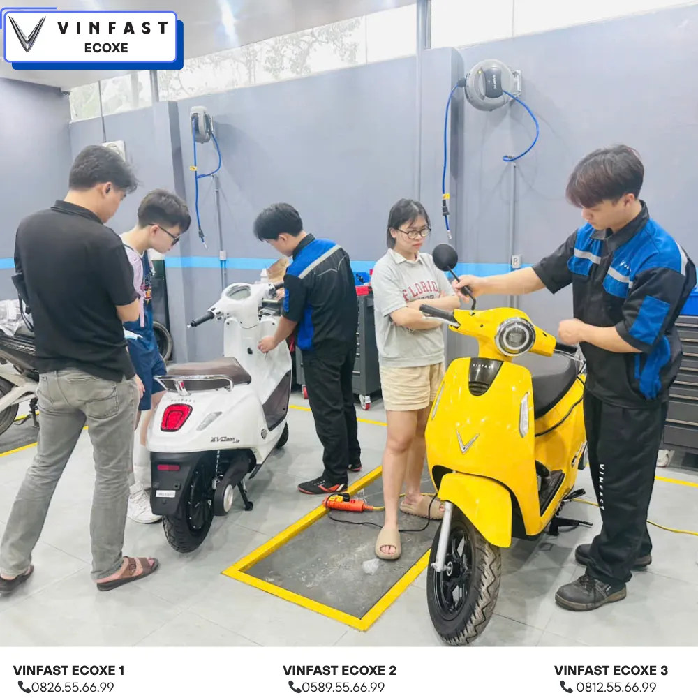 Bảo hành xe máy điện VinFast