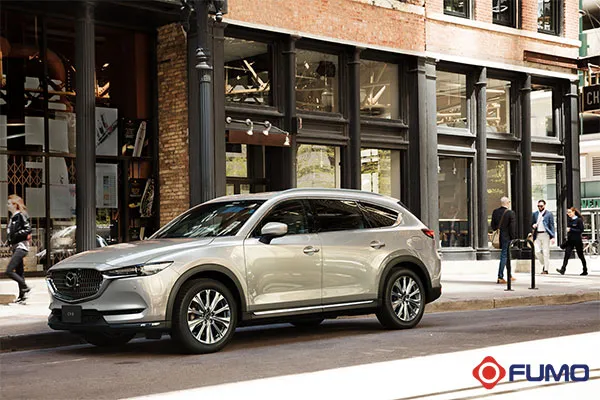 hình ảnh xe ô tô đẹp - Mazda 7 chỗ màu ghi sang trọng và tinh tế