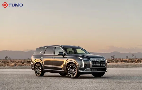 hình ảnh xe ô tô đẹp - Ngoại thất Hyundai 7 chỗ màu đen huyền bí