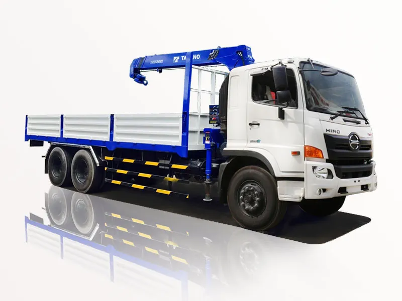 Xe tải Hino FL8JW8A 14 tấn gắn cẩu Tadano TM-ZE303MH — cẩu 3 khúc tầm với 6m
