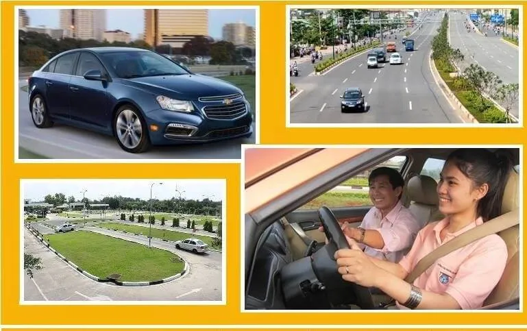 Chương trình học và chạy xe đường trường dành học viên