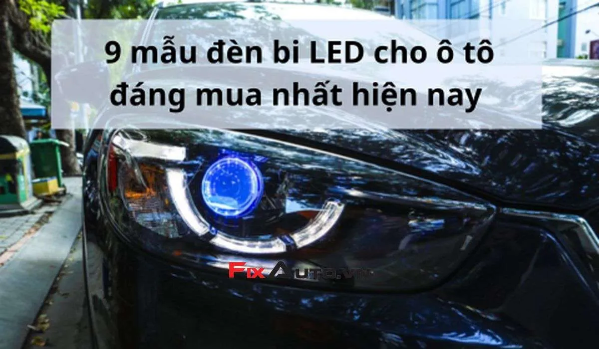 Mẫu đèn bi led cho ô tô hiện đại với thiết kế tinh xảo