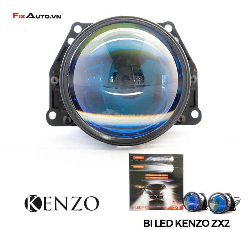 Kenzo ZX2 nổi bật với thấu kính xanh dương và khả năng chống lóa