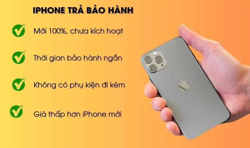 Lợi ích về giá thành khi chọn mua iPhone trả bảo hành trong năm 2026