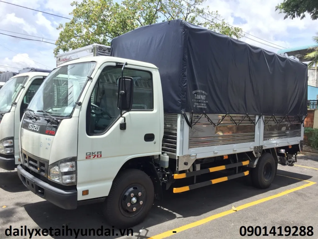 Xe tải Isuzu cũ đời cao vẫn giữ được chất lượng khung gầm