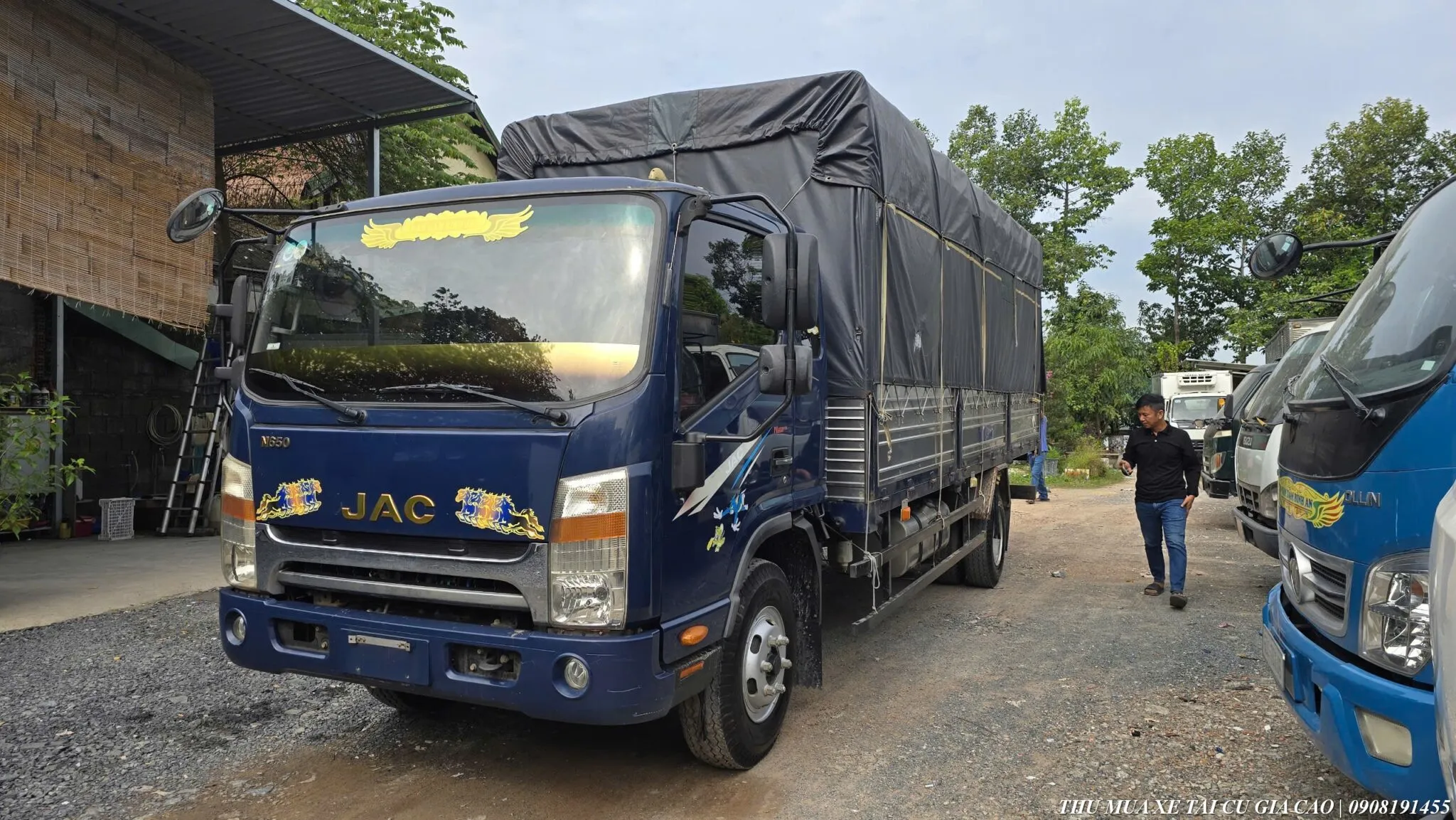 Xe tải Jac N650 cũ đời 2022 máy Cumins thùng 6m2