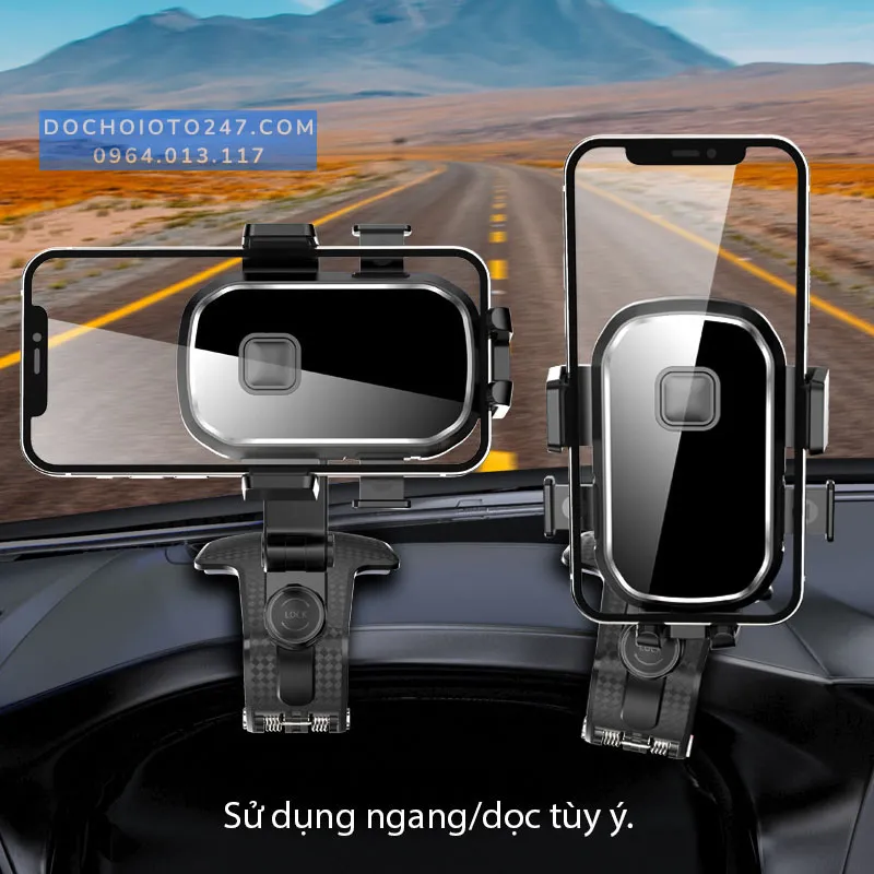 kẹp đt trên ô tô