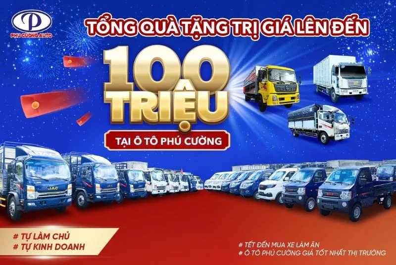 Khuyến mãi lớn lên tới 100 triệu đồng cho các dòng xe nặng