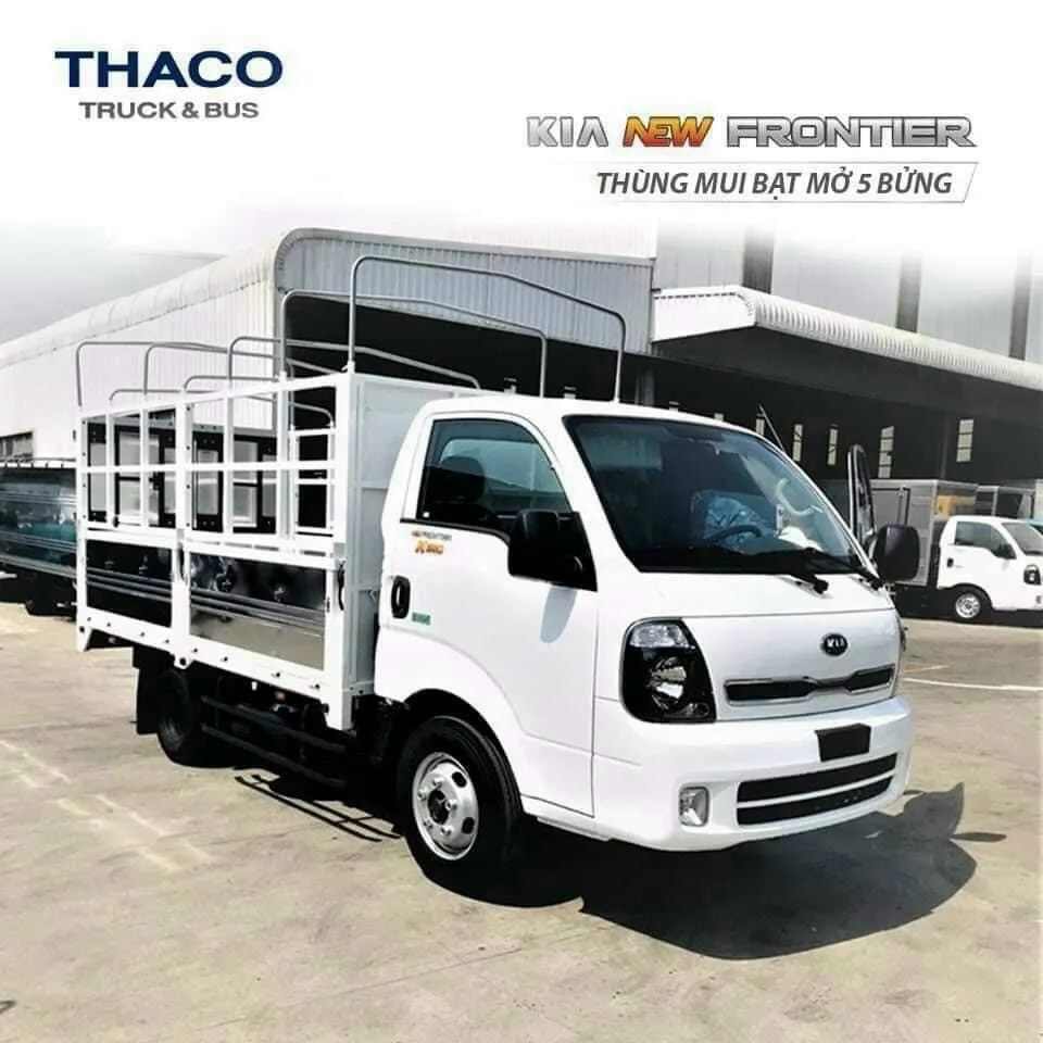 Xe tải Kia phiên bản thùng mui bạt mở 5 bửng linh hoạt
