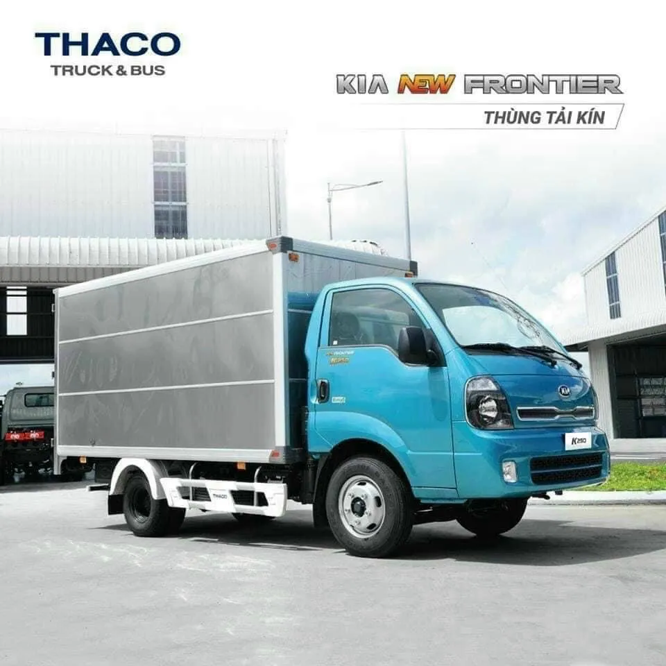 Xe tải Kia phiên bản thùng kín Inox bền bỉ theo thời gian