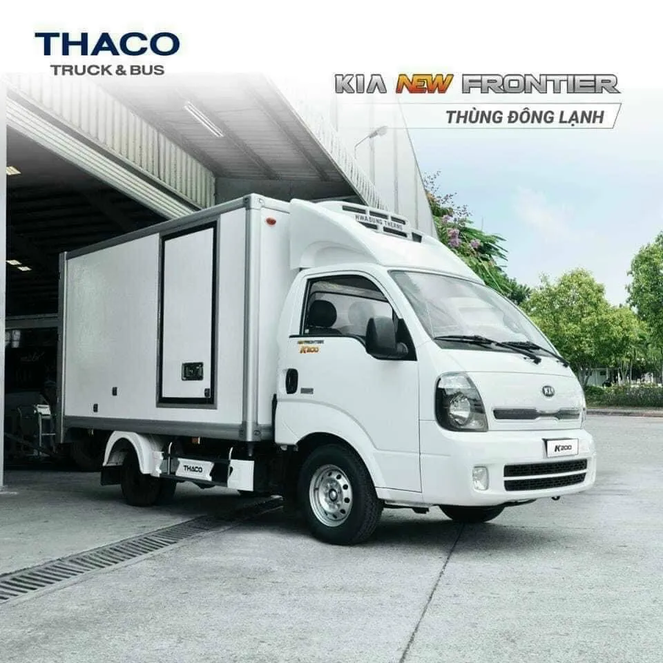 Xe tải Kia đóng thùng đông lạnh phục vụ vận chuyển thực phẩm