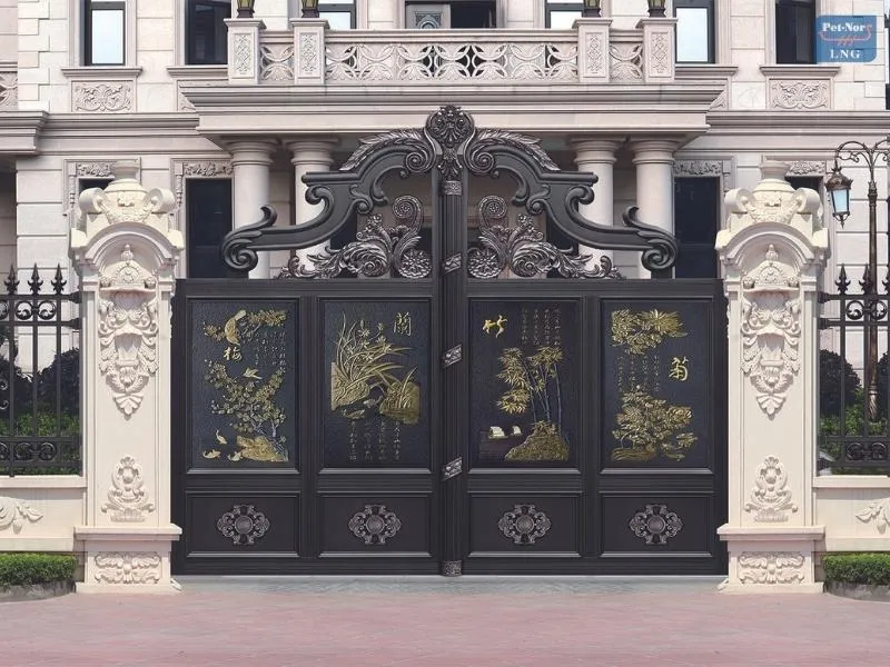 Kích thước cổng nhà cho ô tô theo phong thủy Thước Lỗ Ban mang lại tài lộc