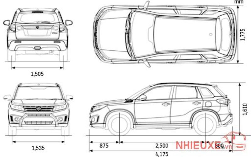 Kích Thước Xe Ô Tô 4 Chỗ: Hướng Dẫn Chi Tiết Từ A Đến Z