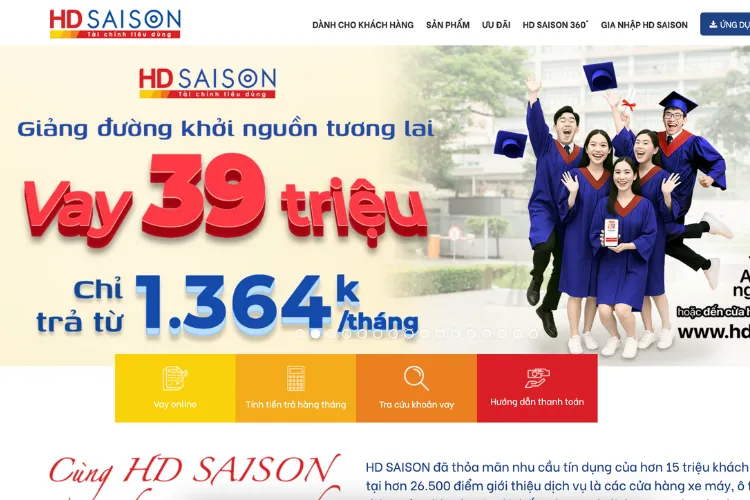 Kiểm tra hợp đồng trả góp HD SAISON qua website không cần tải app, tra cứu nhanh chóng mọi lúc mọi nơi.