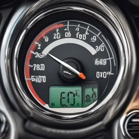 Kim chỉ đồng hồ báo nhiệt độ nước xe ô tô ở mức an toàn