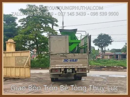 Vận chuyển bồn trộn bê tông 3m3 giao cho khách hàng tại Việt Nam