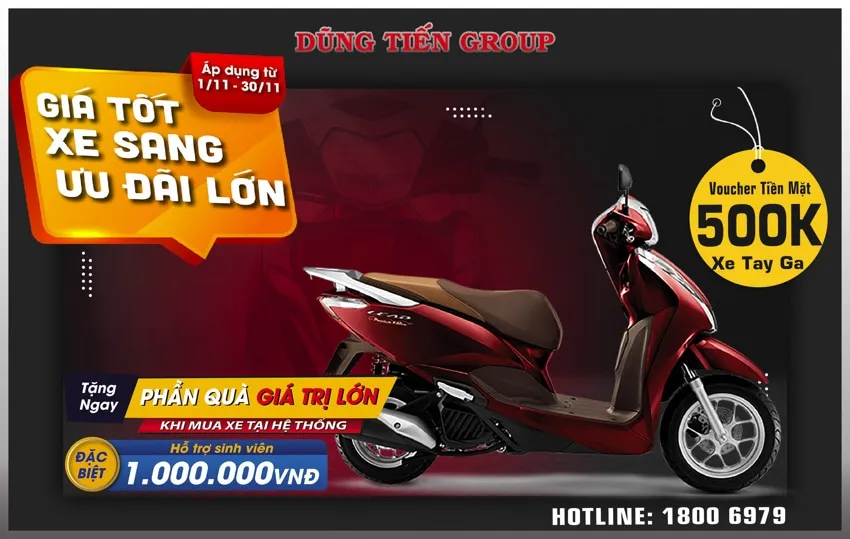 Khuyến Mại Honda Lead Tháng 11 2021