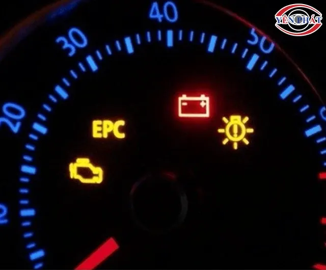 Cảnh báo lỗi máy phát điện thông qua hệ thống đèn tín hiệu trên taplo