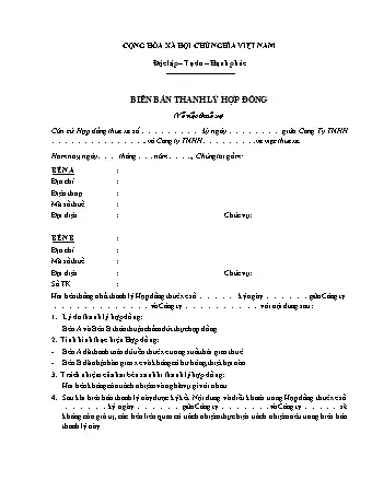 Phụ Lục Kèm Theo (nếu Có)