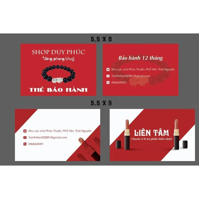 Mẫu phiếu bảo hành 2