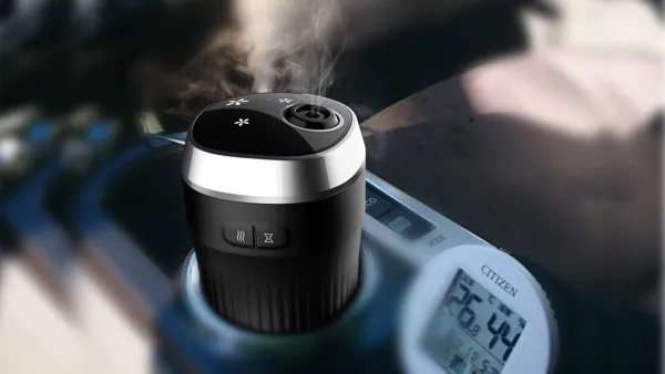 Máy khuếch tán tinh dầu ô tô hoạt động bằng công nghệ siêu âm