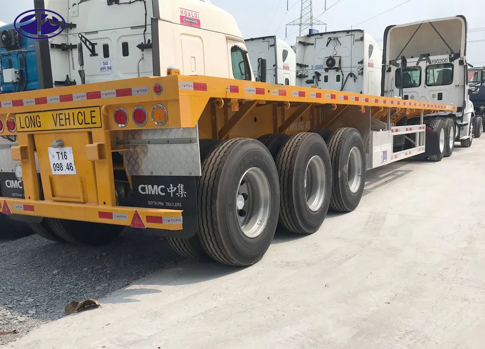 Sự kết hợp hoàn hảo giữa xe đầu kéo mỹ freightliner và rơ mooc CIMC