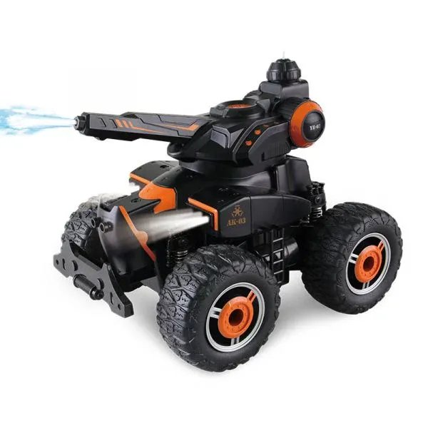 Xe tăng điều khiển từ xa Vecto phiên bản màu cam nổi bật cho trẻ em