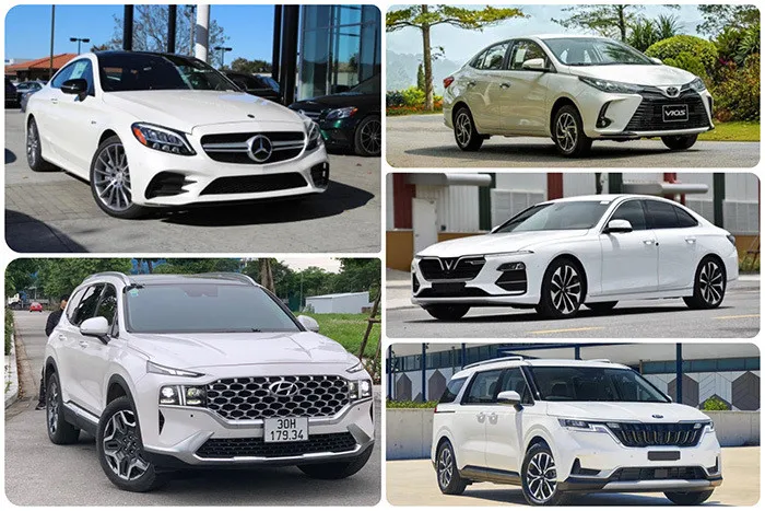 Xe màu trắng hợp với mệnh Thủy