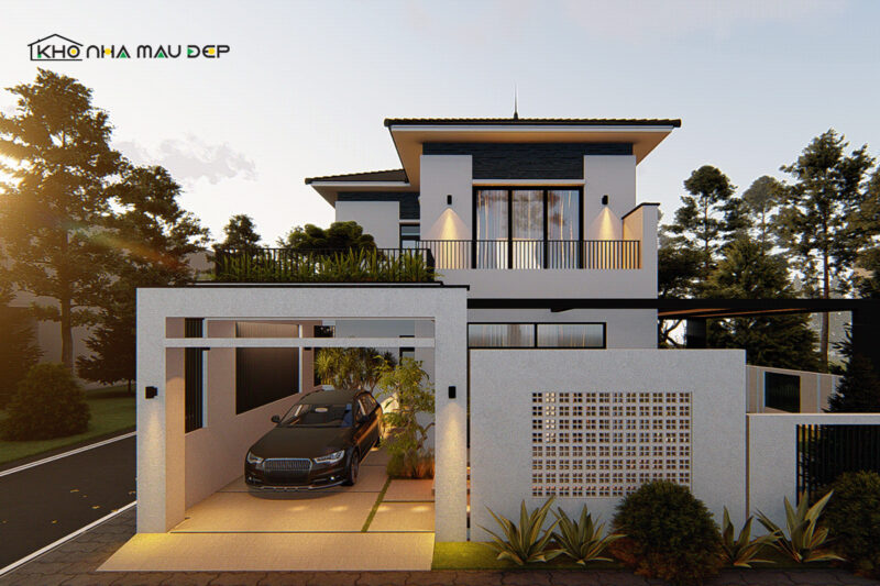 Các Mẫu Nhà Có Gara Ô Tô Hiện Đại Đẳng Cấp Nhất 2024