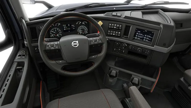 Nội thất cabin xe đầu kéo Volvo FM sang trọng