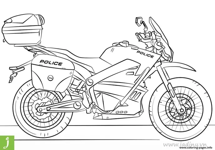 Lựa chọn tranh tô màu ô tô cảnh sát phù hợp với từng giai đoạn phát triển