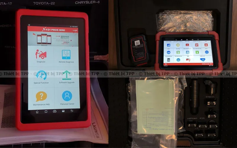 Thiết bị chuẩn đoán lỗi ô tô kết nối trực tiếp với cổng điều khiển trên xe