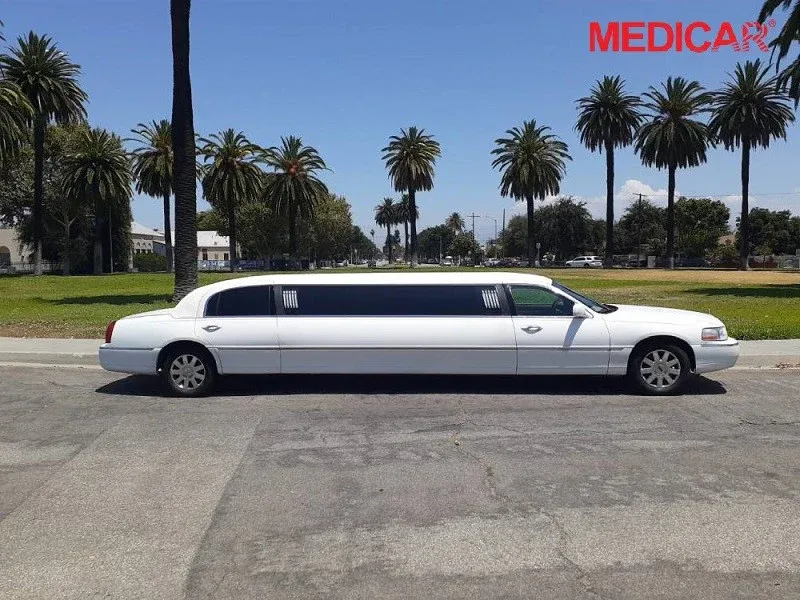 Limousine có thân xe dài, khoang lái tách biệt, nội thất cao cấp, phục vụ dịch vụ VIP