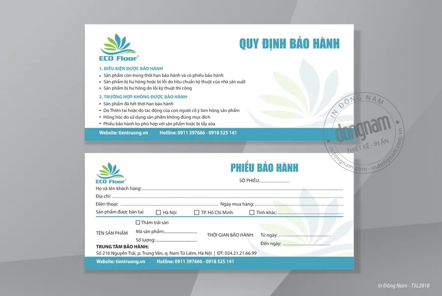 Sổ bảo hành xe tải JAC dạng booklet, đóng gáy xoắn, chứa 20 trang ghi chép bảo dưỡng