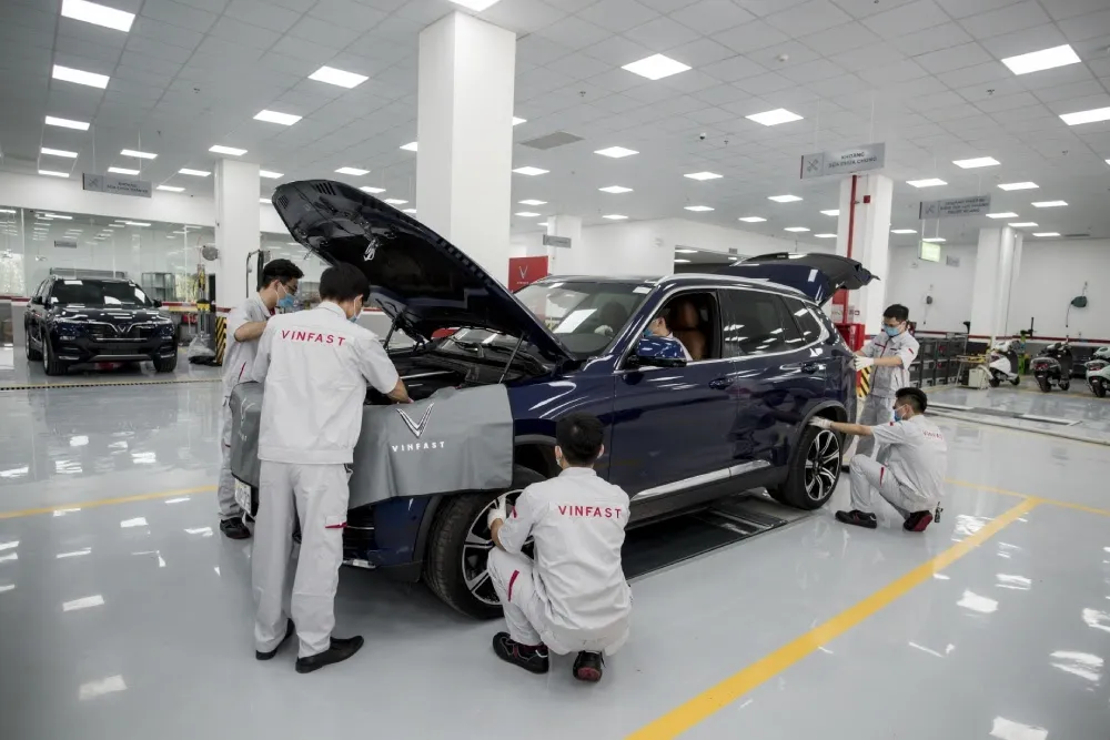 Quy trình bảo hành bảo dưỡng xe VinFast