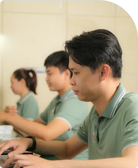 Không gian trung tâm bảo hành hiện đại