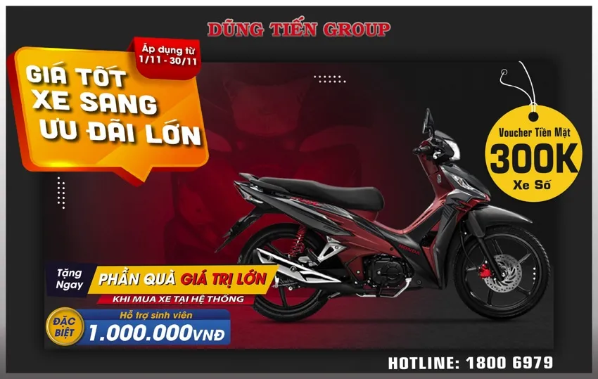 Khuyến Mại Honda RSX Tháng 11 2021