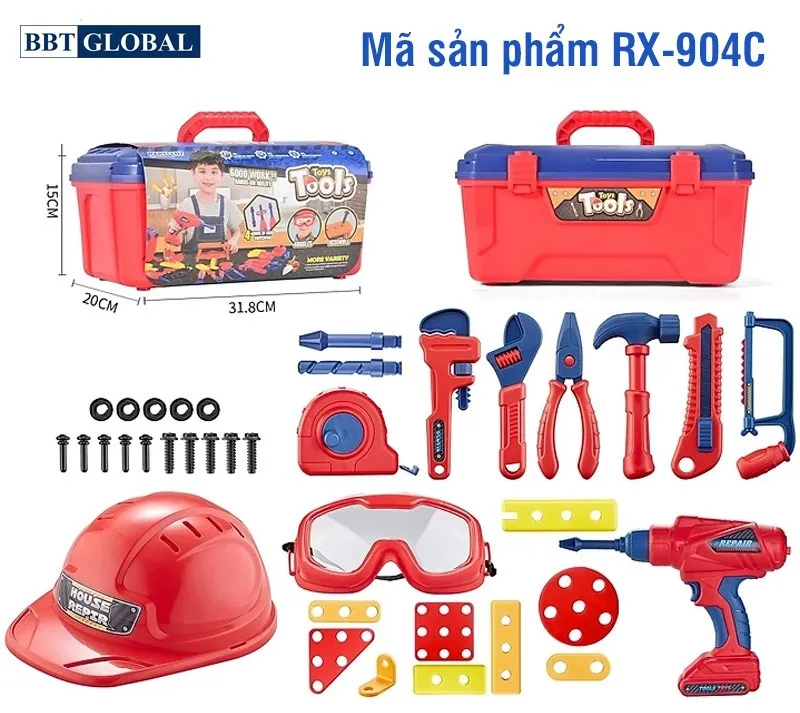 Chi tiết bộ phụ kiện đi kèm phong phú của mã RX-904C