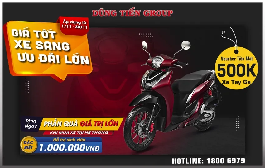 Khuyến Mại Honda SH Mode Tháng 11 2021