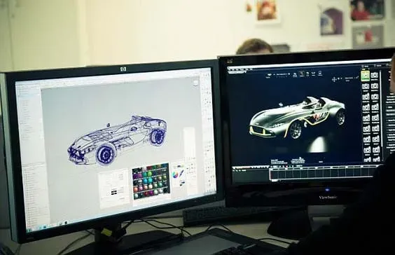 Học tập quy trình thiết kế ô tô trên máy tính cho sinh viên ngành kỹ thuật
