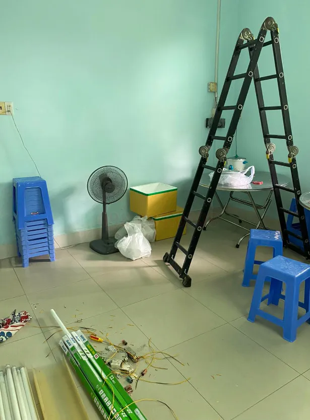 Quy trình kiểm tra rò rỉ nước bằng thiết bị chuyên dụng tại khu vực quận Cầu Giấy