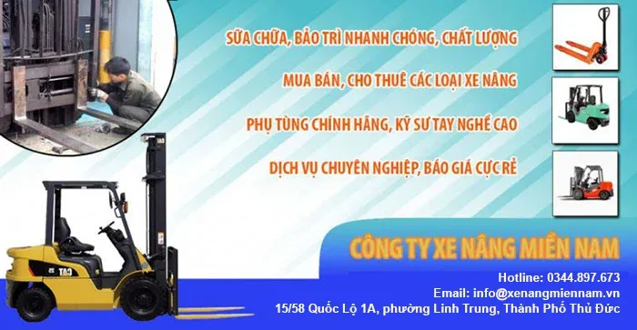 Dịch vụ sửa chữa xe nâng điện uy tín tại TPHCM