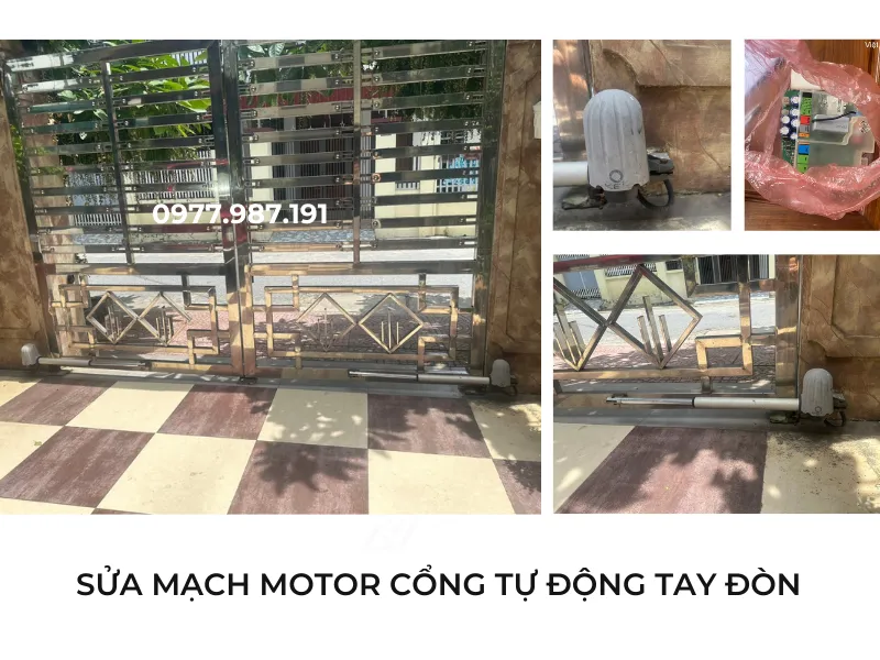 Sửa chữa motor cổng tự động tay đòn